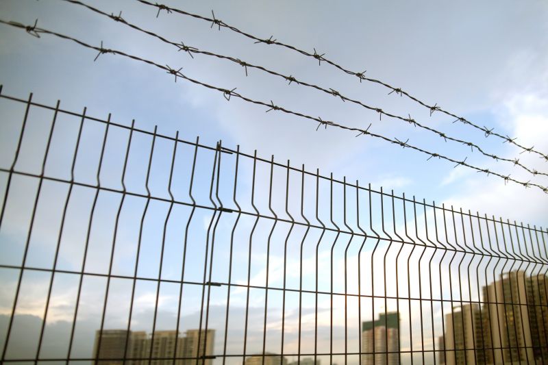 Barbed Wire Fence Installation detail